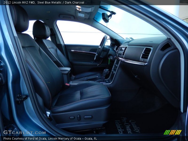 Steel Blue Metallic / Dark Charcoal 2012 Lincoln MKZ FWD