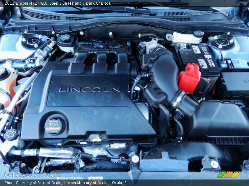Steel Blue Metallic / Dark Charcoal 2012 Lincoln MKZ FWD