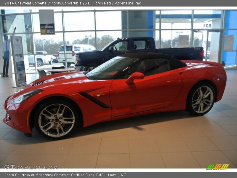  2014 Corvette Stingray Convertible Z51 Torch Red