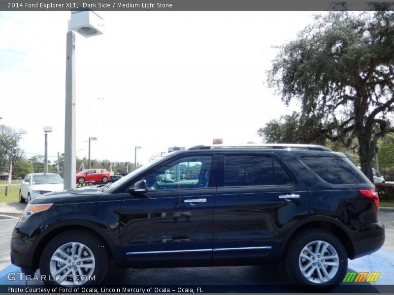 Dark Side / Medium Light Stone 2014 Ford Explorer XLT