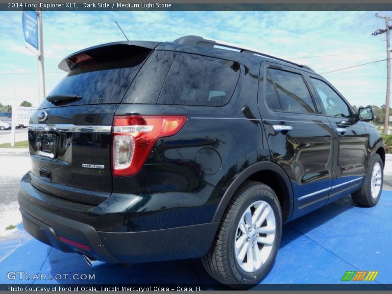 Dark Side / Medium Light Stone 2014 Ford Explorer XLT