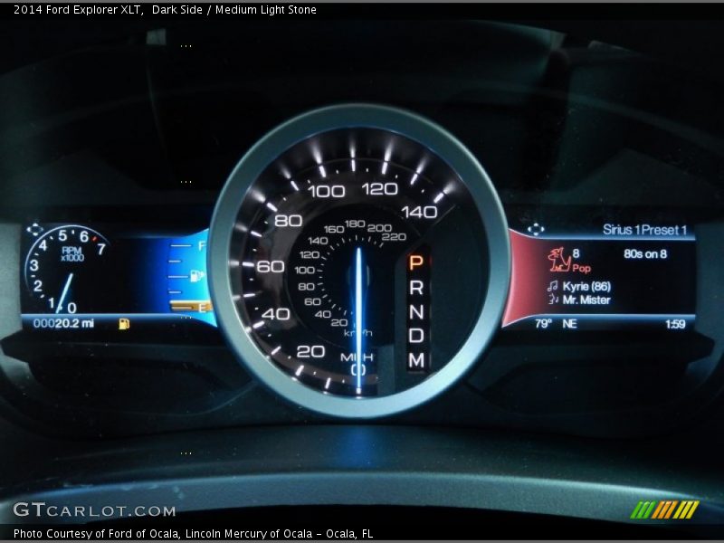 Dark Side / Medium Light Stone 2014 Ford Explorer XLT