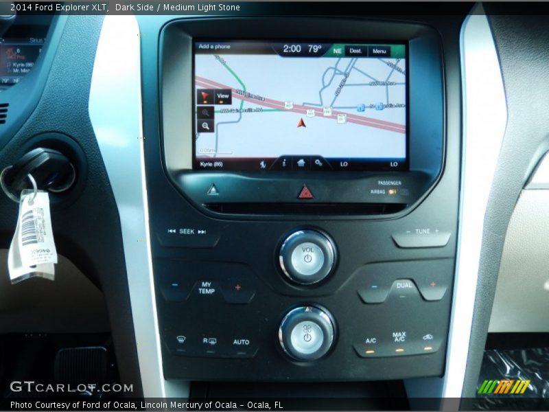 Dark Side / Medium Light Stone 2014 Ford Explorer XLT