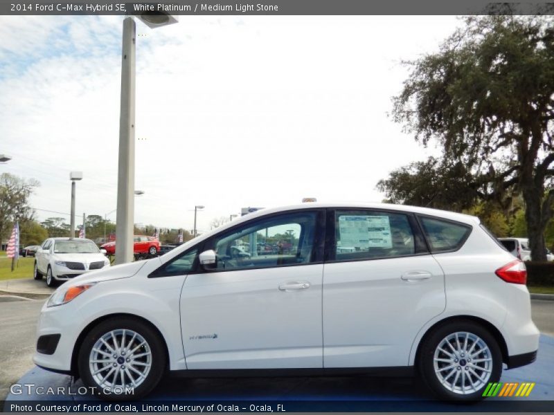  2014 C-Max Hybrid SE White Platinum