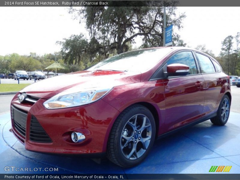 Ruby Red / Charcoal Black 2014 Ford Focus SE Hatchback