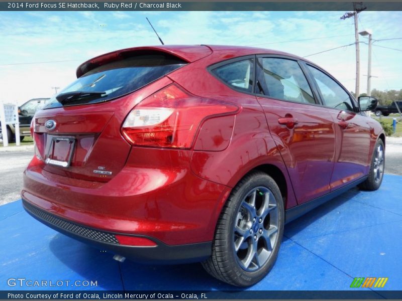 Ruby Red / Charcoal Black 2014 Ford Focus SE Hatchback