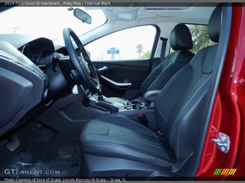 Ruby Red / Charcoal Black 2014 Ford Focus SE Hatchback