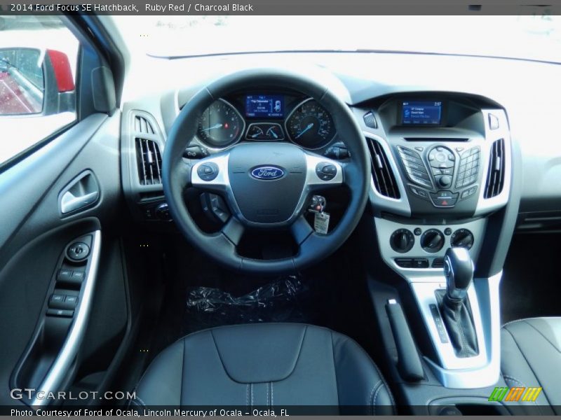 Ruby Red / Charcoal Black 2014 Ford Focus SE Hatchback