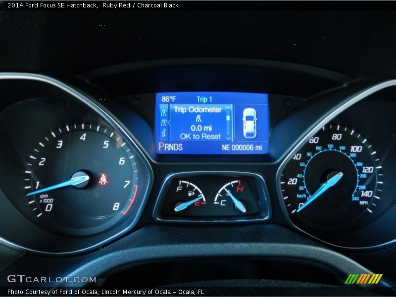 Ruby Red / Charcoal Black 2014 Ford Focus SE Hatchback
