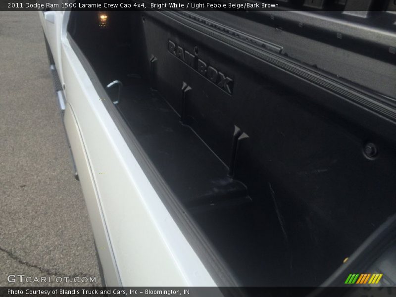 Bright White / Light Pebble Beige/Bark Brown 2011 Dodge Ram 1500 Laramie Crew Cab 4x4