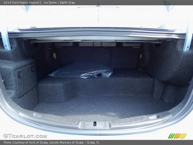 Ice Storm / Earth Gray 2014 Ford Fusion Hybrid S