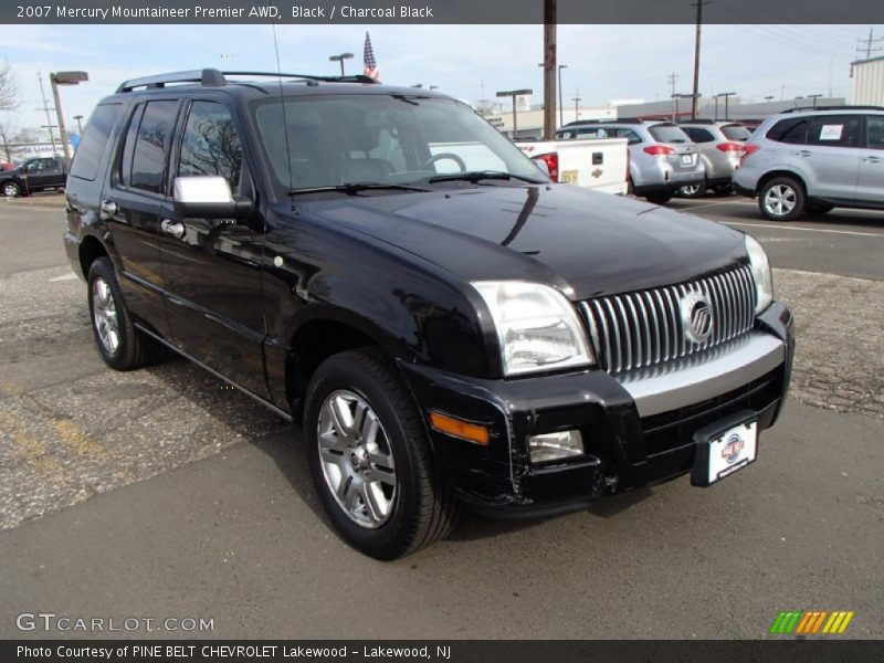 Black / Charcoal Black 2007 Mercury Mountaineer Premier AWD