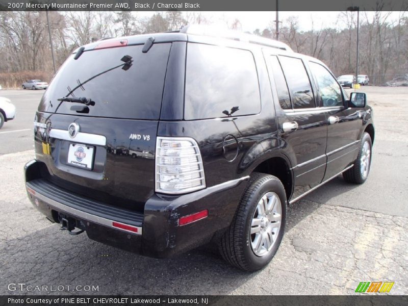 Black / Charcoal Black 2007 Mercury Mountaineer Premier AWD