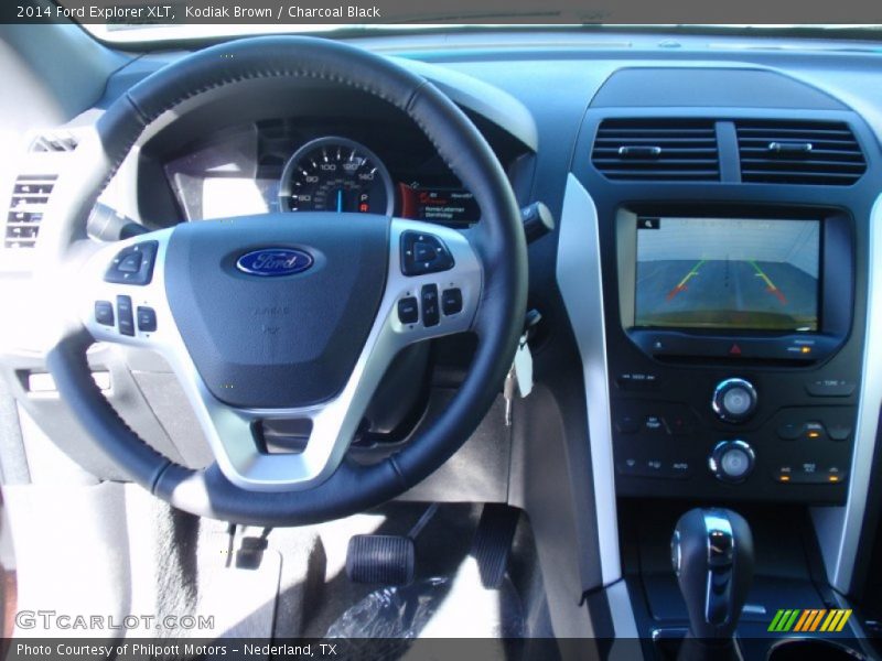 Kodiak Brown / Charcoal Black 2014 Ford Explorer XLT