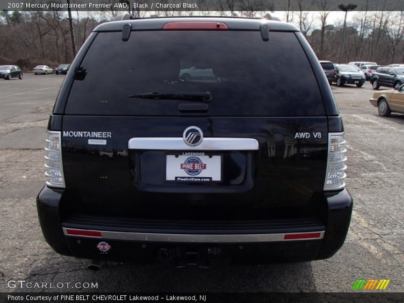 Black / Charcoal Black 2007 Mercury Mountaineer Premier AWD