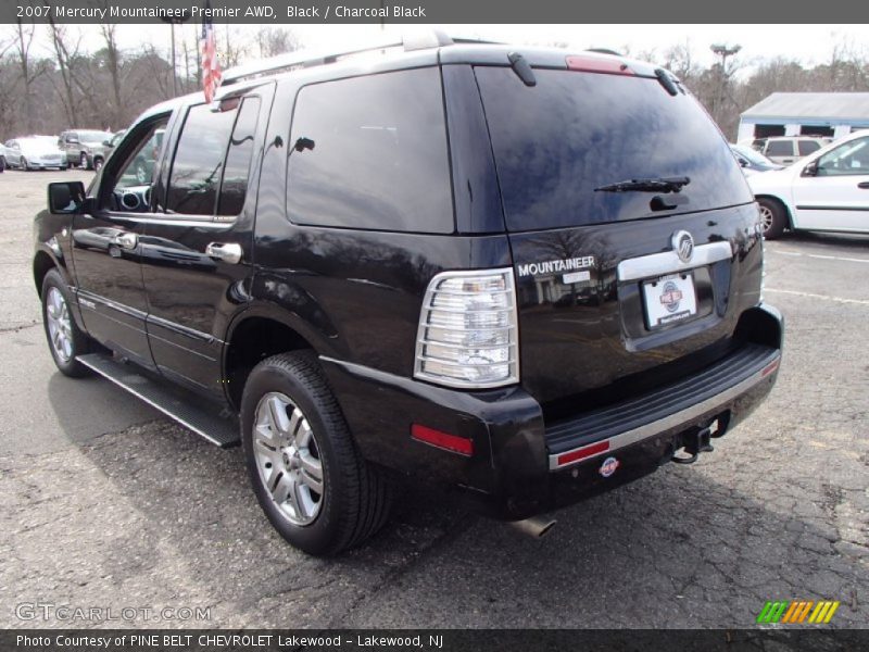 Black / Charcoal Black 2007 Mercury Mountaineer Premier AWD