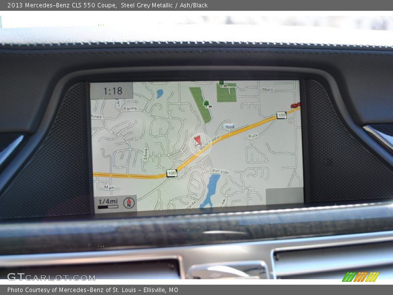 Steel Grey Metallic / Ash/Black 2013 Mercedes-Benz CLS 550 Coupe