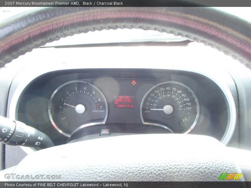 Black / Charcoal Black 2007 Mercury Mountaineer Premier AWD