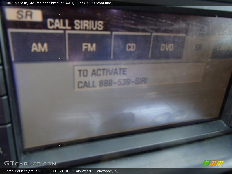 Black / Charcoal Black 2007 Mercury Mountaineer Premier AWD
