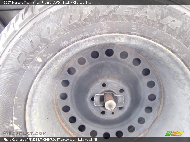Black / Charcoal Black 2007 Mercury Mountaineer Premier AWD