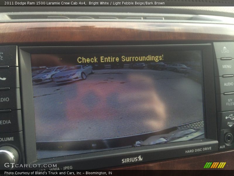 Bright White / Light Pebble Beige/Bark Brown 2011 Dodge Ram 1500 Laramie Crew Cab 4x4