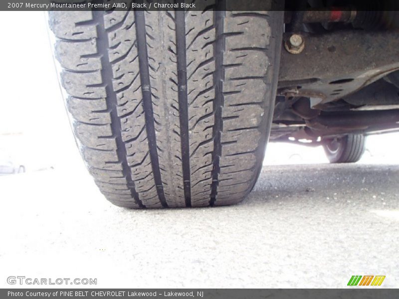 Black / Charcoal Black 2007 Mercury Mountaineer Premier AWD