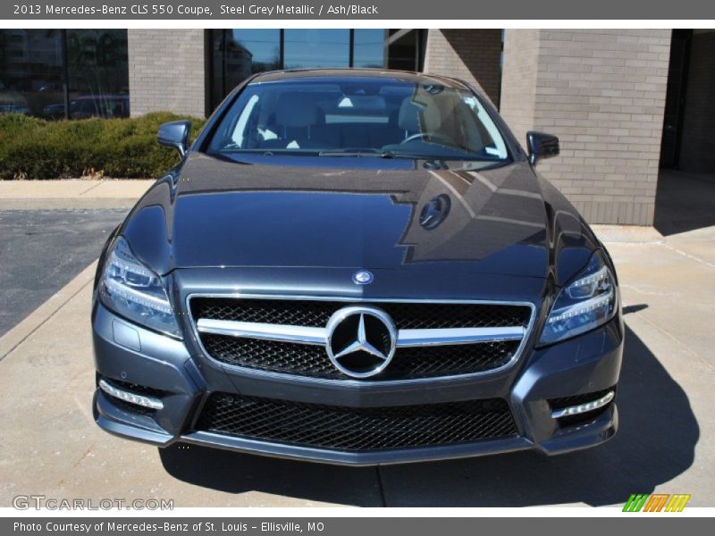 Steel Grey Metallic / Ash/Black 2013 Mercedes-Benz CLS 550 Coupe