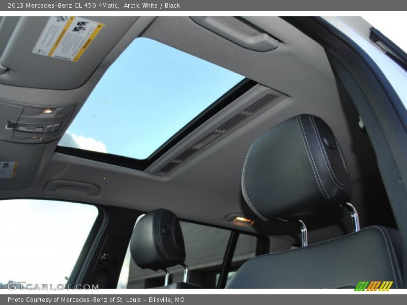 Arctic White / Black 2013 Mercedes-Benz GL 450 4Matic