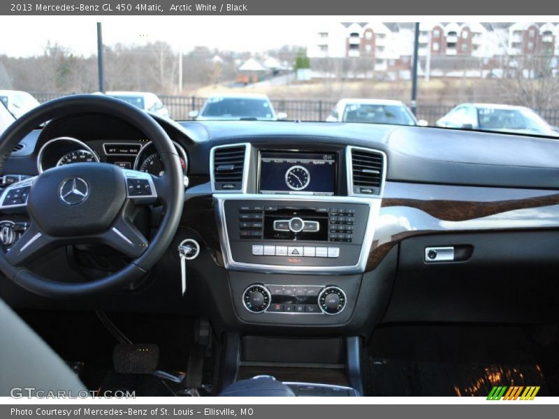 Arctic White / Black 2013 Mercedes-Benz GL 450 4Matic