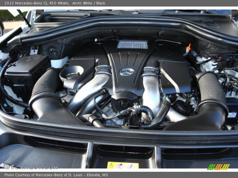Arctic White / Black 2013 Mercedes-Benz GL 450 4Matic