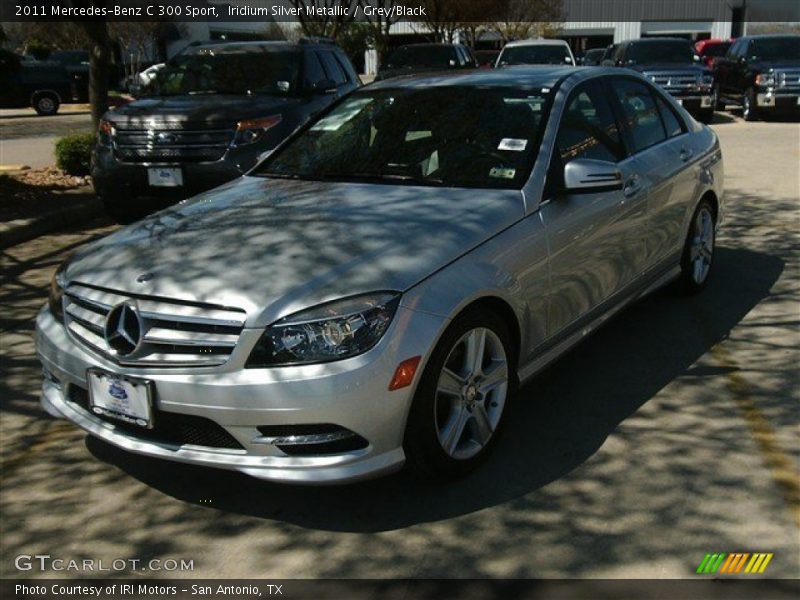 Iridium Silver Metallic / Grey/Black 2011 Mercedes-Benz C 300 Sport