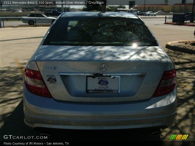 Iridium Silver Metallic / Grey/Black 2011 Mercedes-Benz C 300 Sport