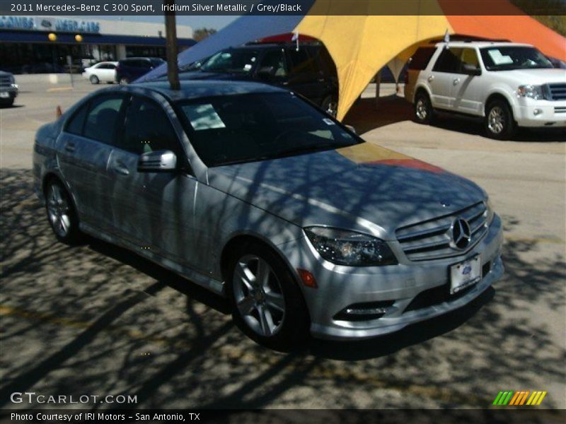 Iridium Silver Metallic / Grey/Black 2011 Mercedes-Benz C 300 Sport