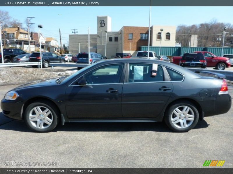 Ashen Gray Metallic / Ebony 2012 Chevrolet Impala LT