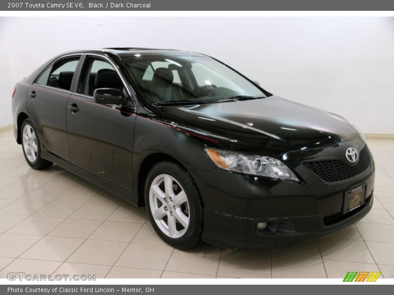 Black / Dark Charcoal 2007 Toyota Camry SE V6