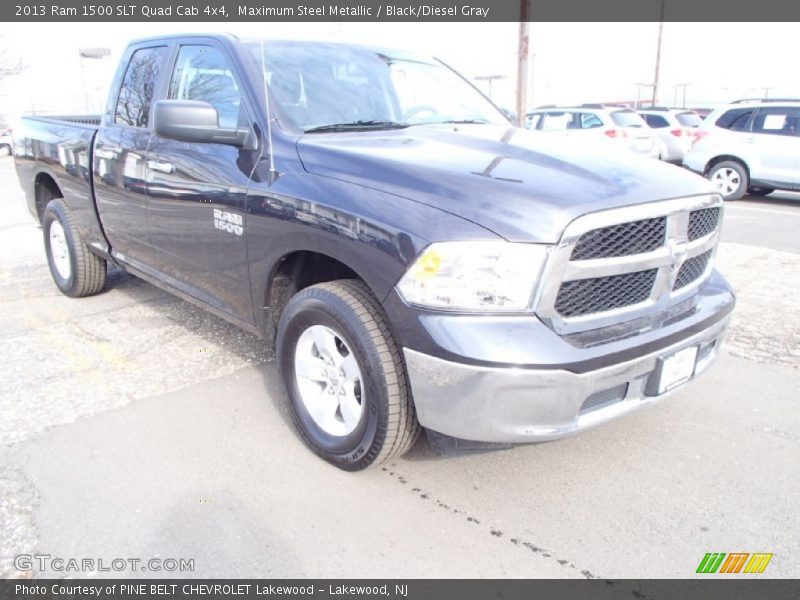 Maximum Steel Metallic / Black/Diesel Gray 2013 Ram 1500 SLT Quad Cab 4x4