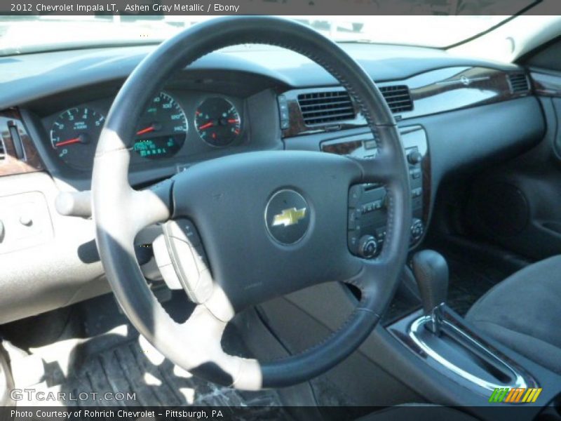 Ashen Gray Metallic / Ebony 2012 Chevrolet Impala LT