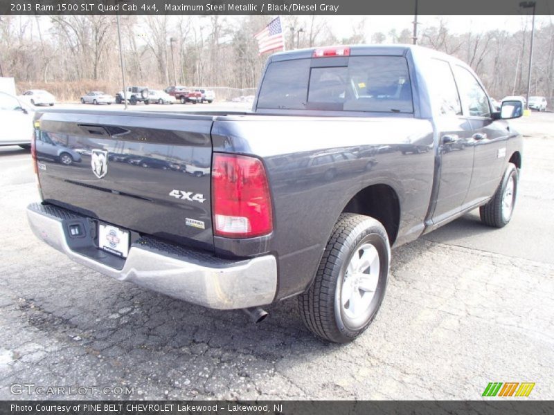 Maximum Steel Metallic / Black/Diesel Gray 2013 Ram 1500 SLT Quad Cab 4x4