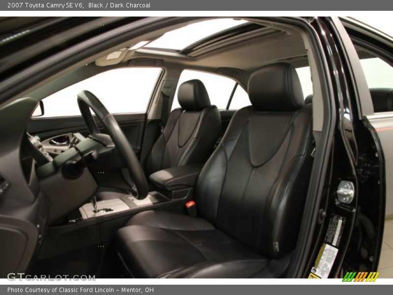 Black / Dark Charcoal 2007 Toyota Camry SE V6