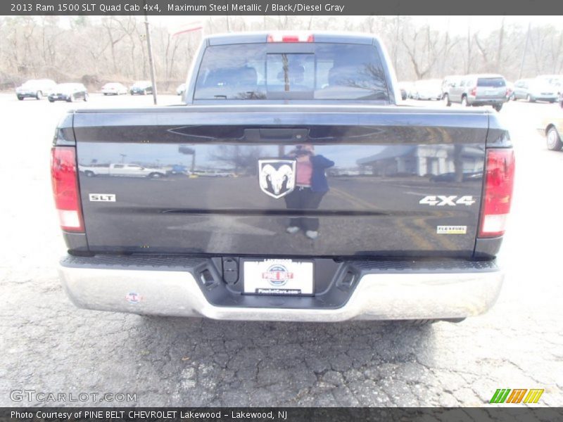 Maximum Steel Metallic / Black/Diesel Gray 2013 Ram 1500 SLT Quad Cab 4x4