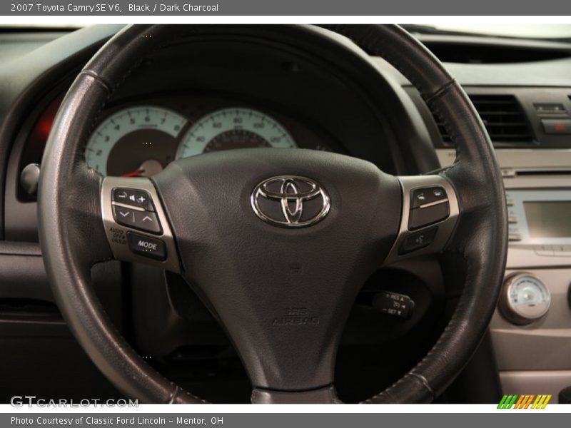 Black / Dark Charcoal 2007 Toyota Camry SE V6