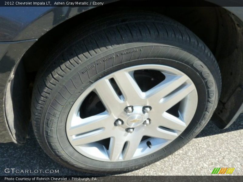 Ashen Gray Metallic / Ebony 2012 Chevrolet Impala LT