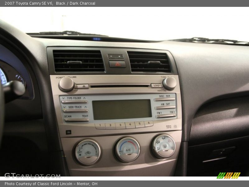 Black / Dark Charcoal 2007 Toyota Camry SE V6