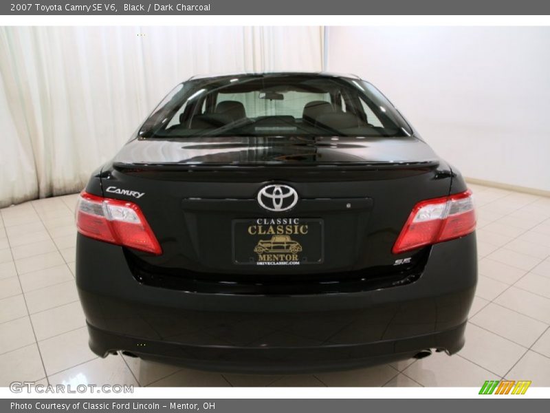 Black / Dark Charcoal 2007 Toyota Camry SE V6