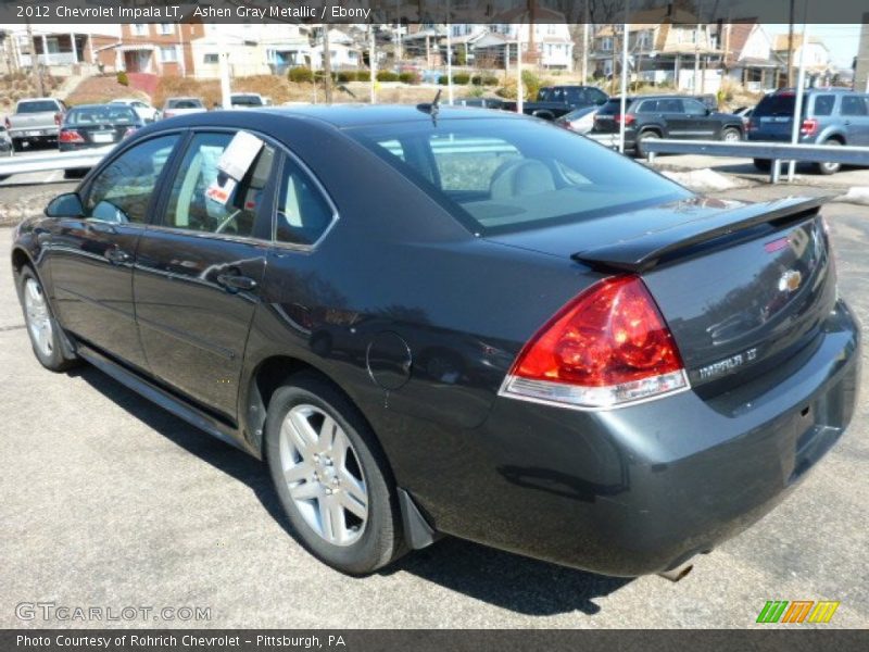 Ashen Gray Metallic / Ebony 2012 Chevrolet Impala LT