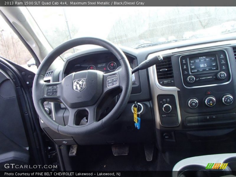 Maximum Steel Metallic / Black/Diesel Gray 2013 Ram 1500 SLT Quad Cab 4x4