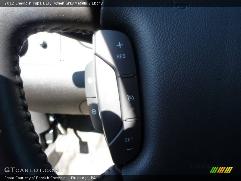 Ashen Gray Metallic / Ebony 2012 Chevrolet Impala LT