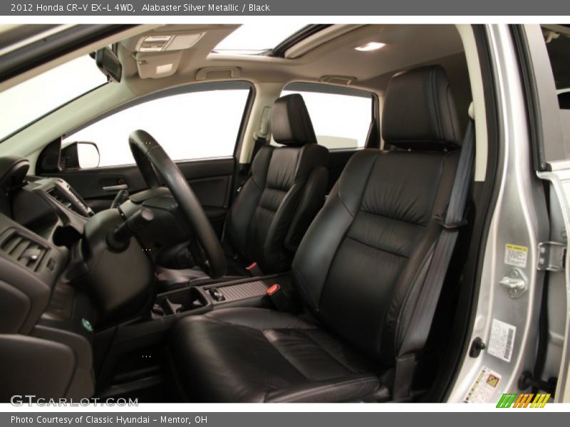 Alabaster Silver Metallic / Black 2012 Honda CR-V EX-L 4WD