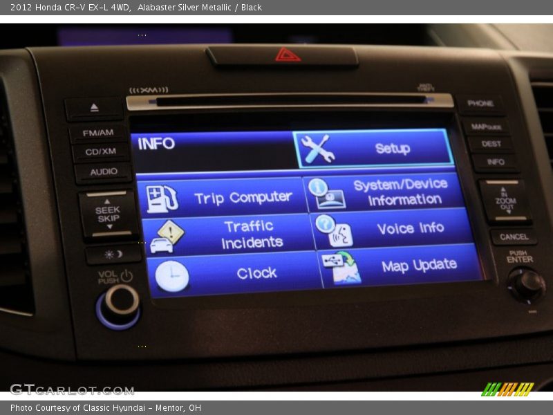 Alabaster Silver Metallic / Black 2012 Honda CR-V EX-L 4WD