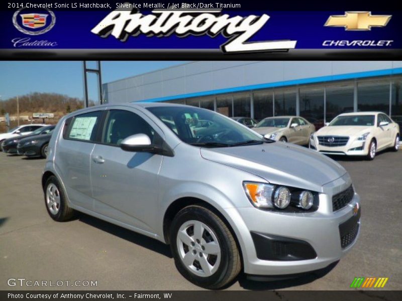 Silver Ice Metallic / Jet Black/Dark Titanium 2014 Chevrolet Sonic LS Hatchback